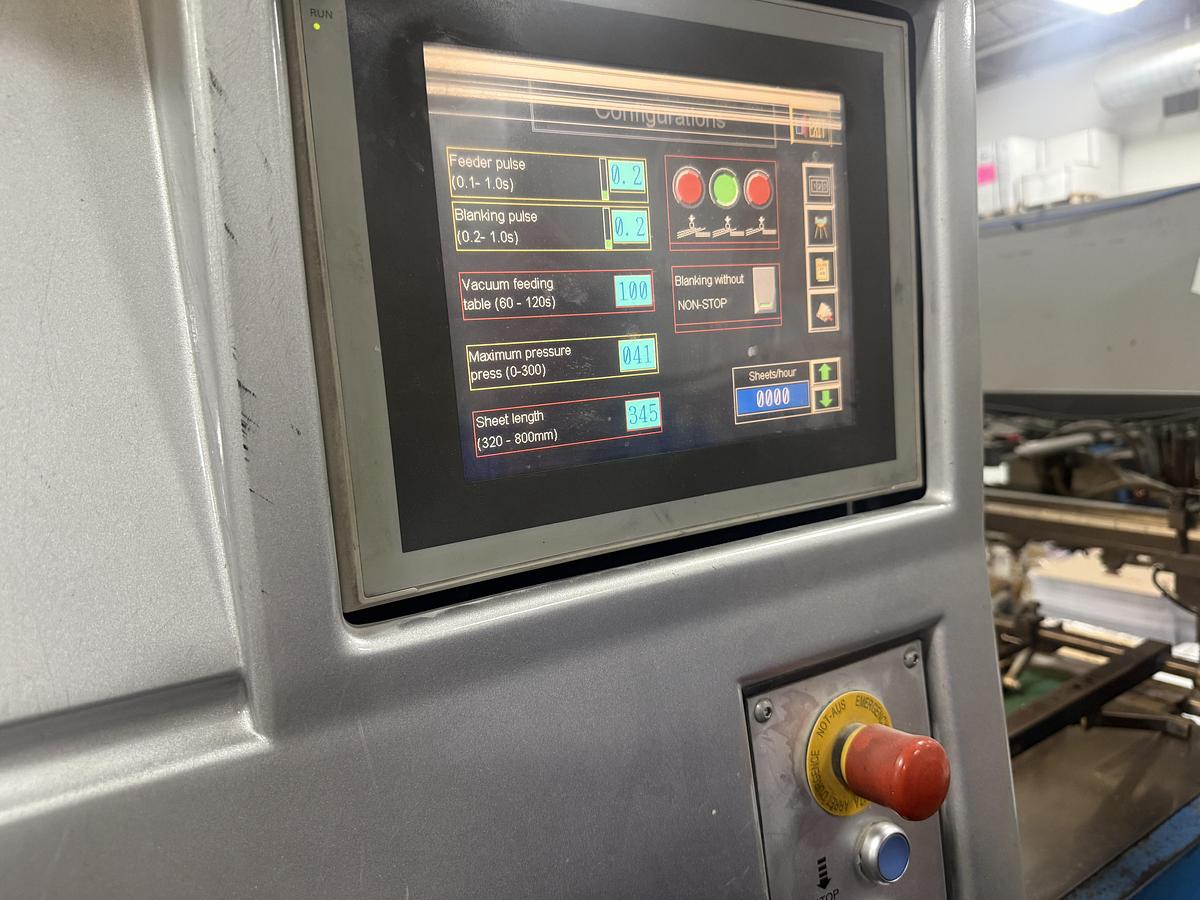 Used 2005 Iberica JRK-105 Automatic Die Cutter w/ Blanking