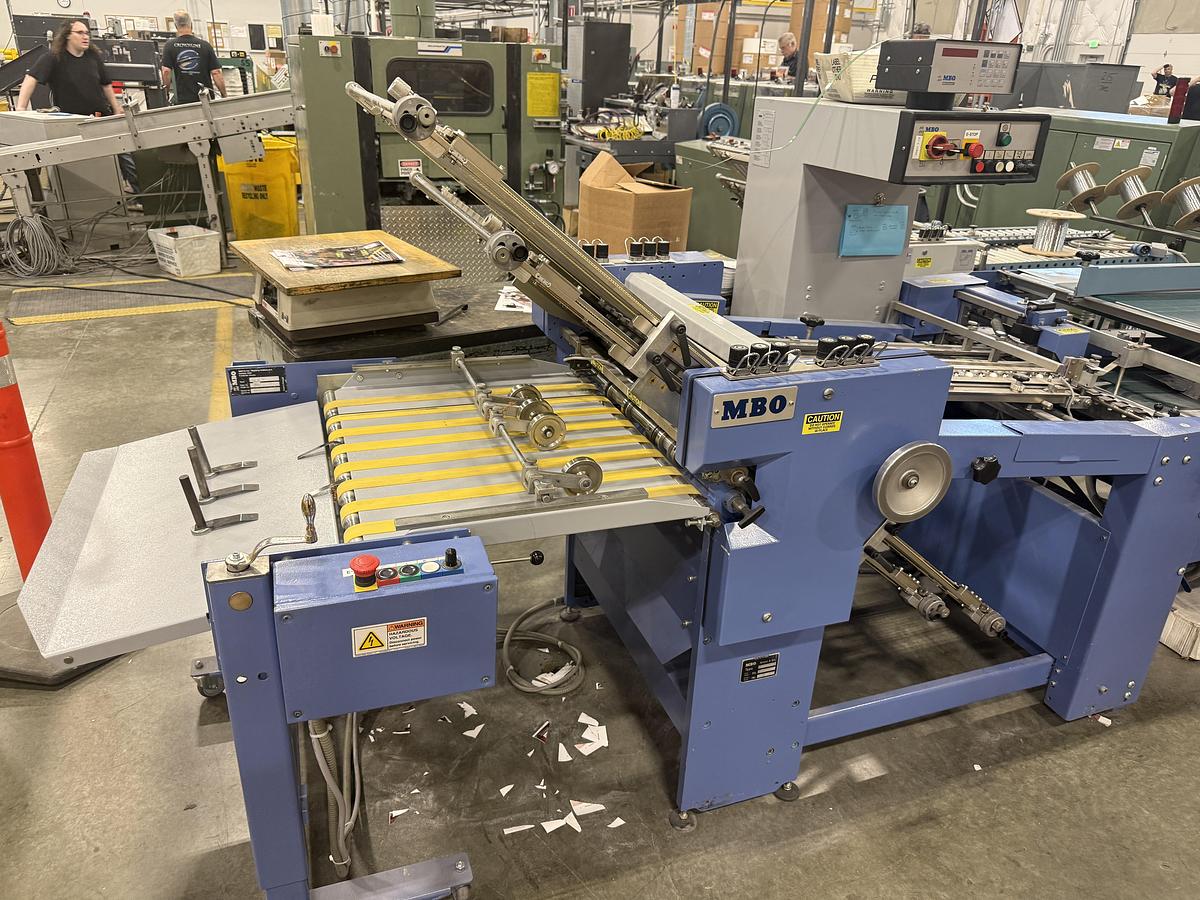 Used 2004 MBO B26 Continuous Feed 4/4 Folder w/ A76 Delivery