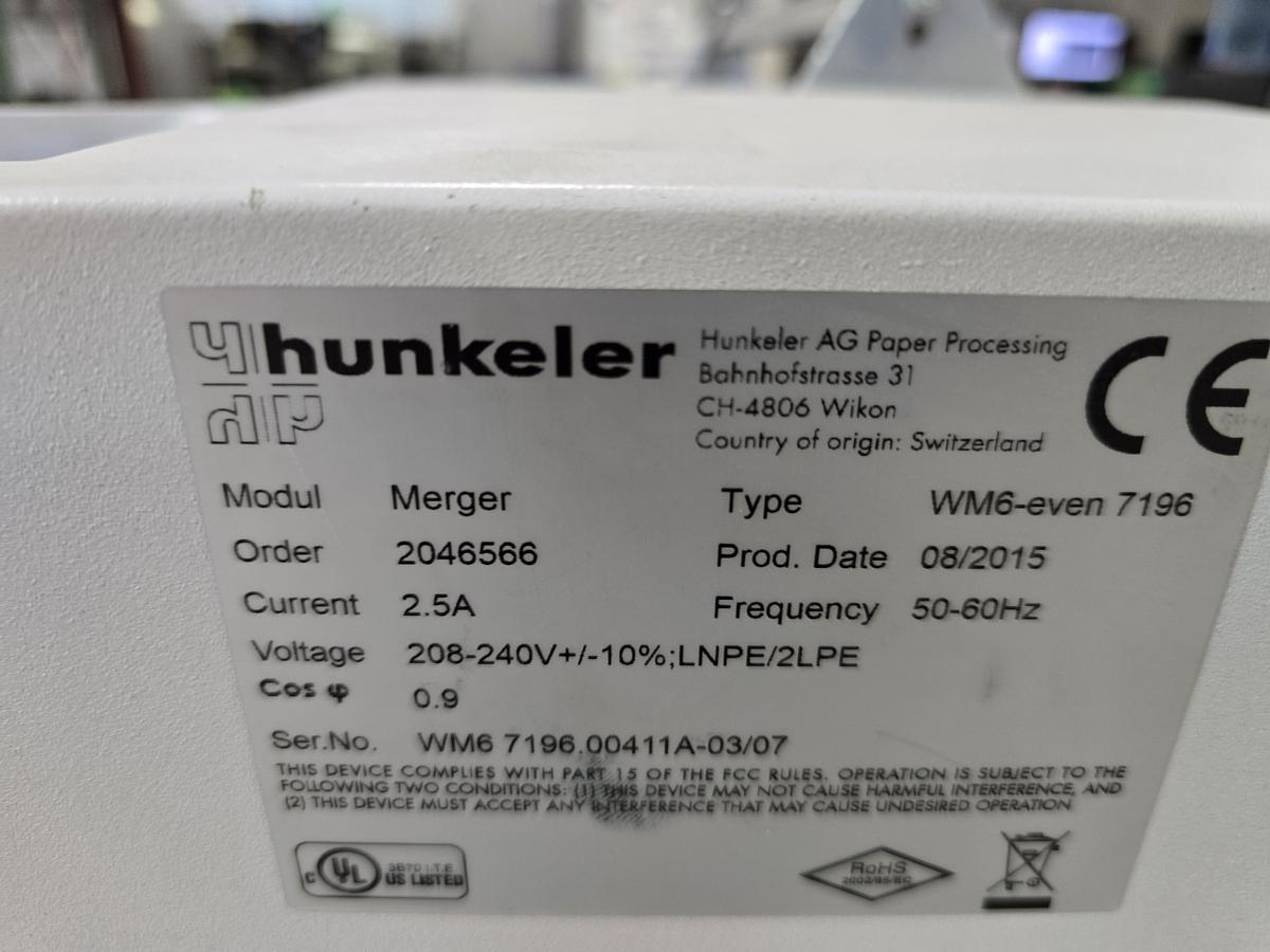 Used 2015 Hunkeler Cut Sheet Line
