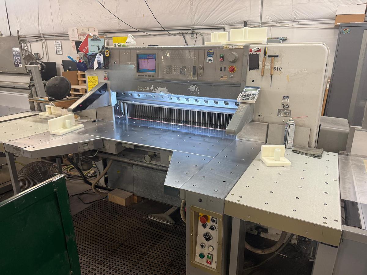 Used 2001 Polar 137 XT Autotrim Full Cutting Line