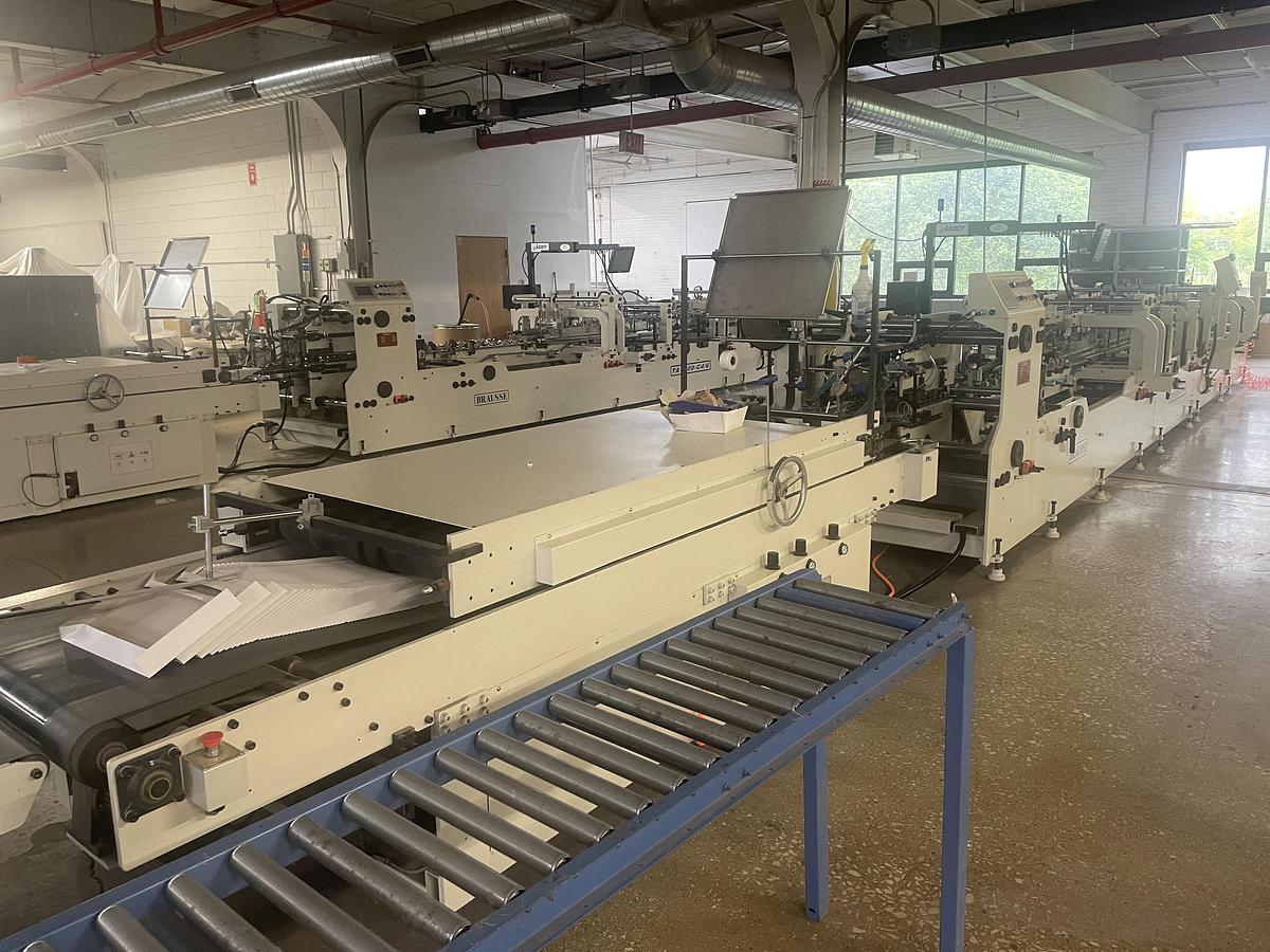 Used 2018 Brausse TA1100 C4/6 Automatic Folder Gluer w/ Autobottom, 4 & 6 Corner