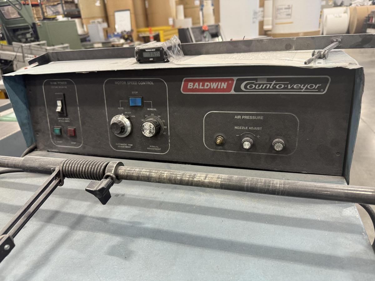 Used Baldwin Count-o-veyor Automatic Stacker