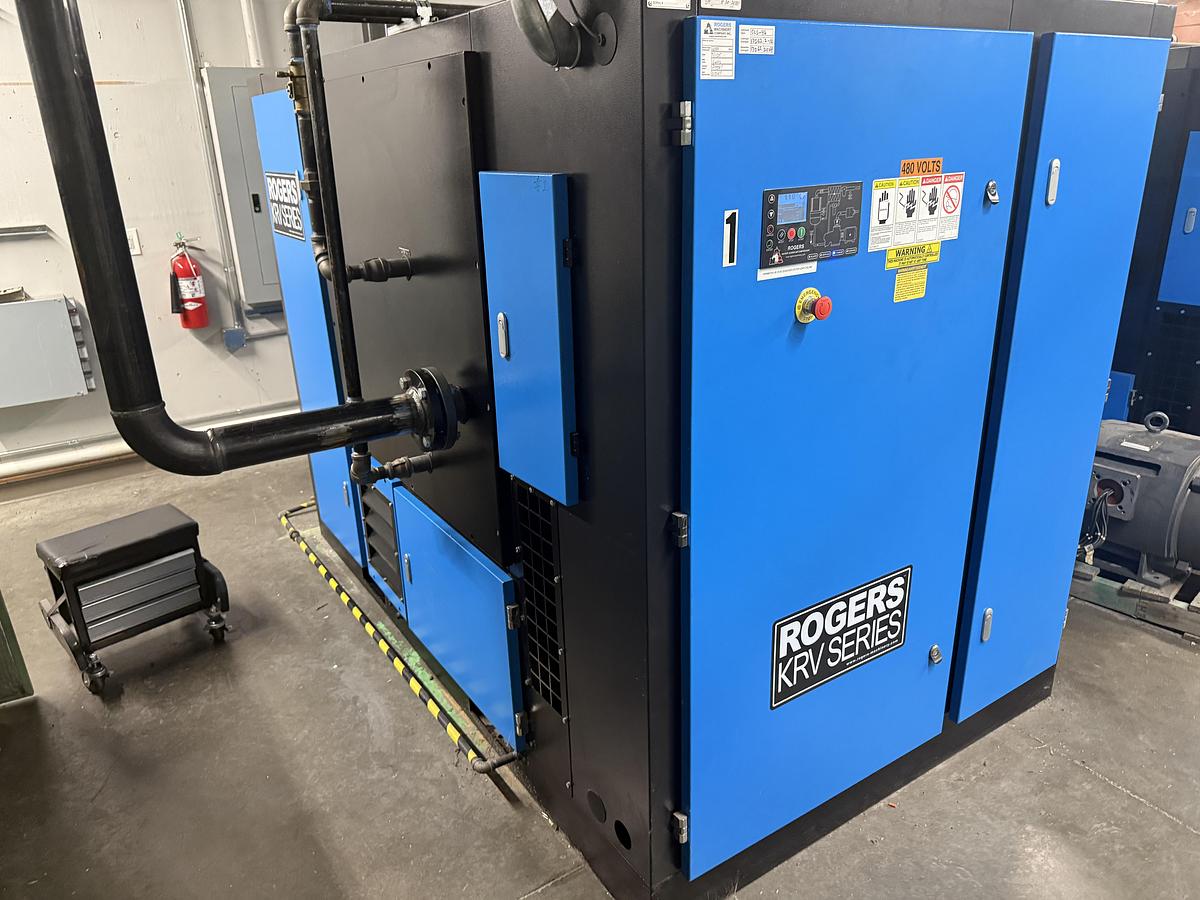Used Rogers KRV Series Rotary Screw Air Compressor