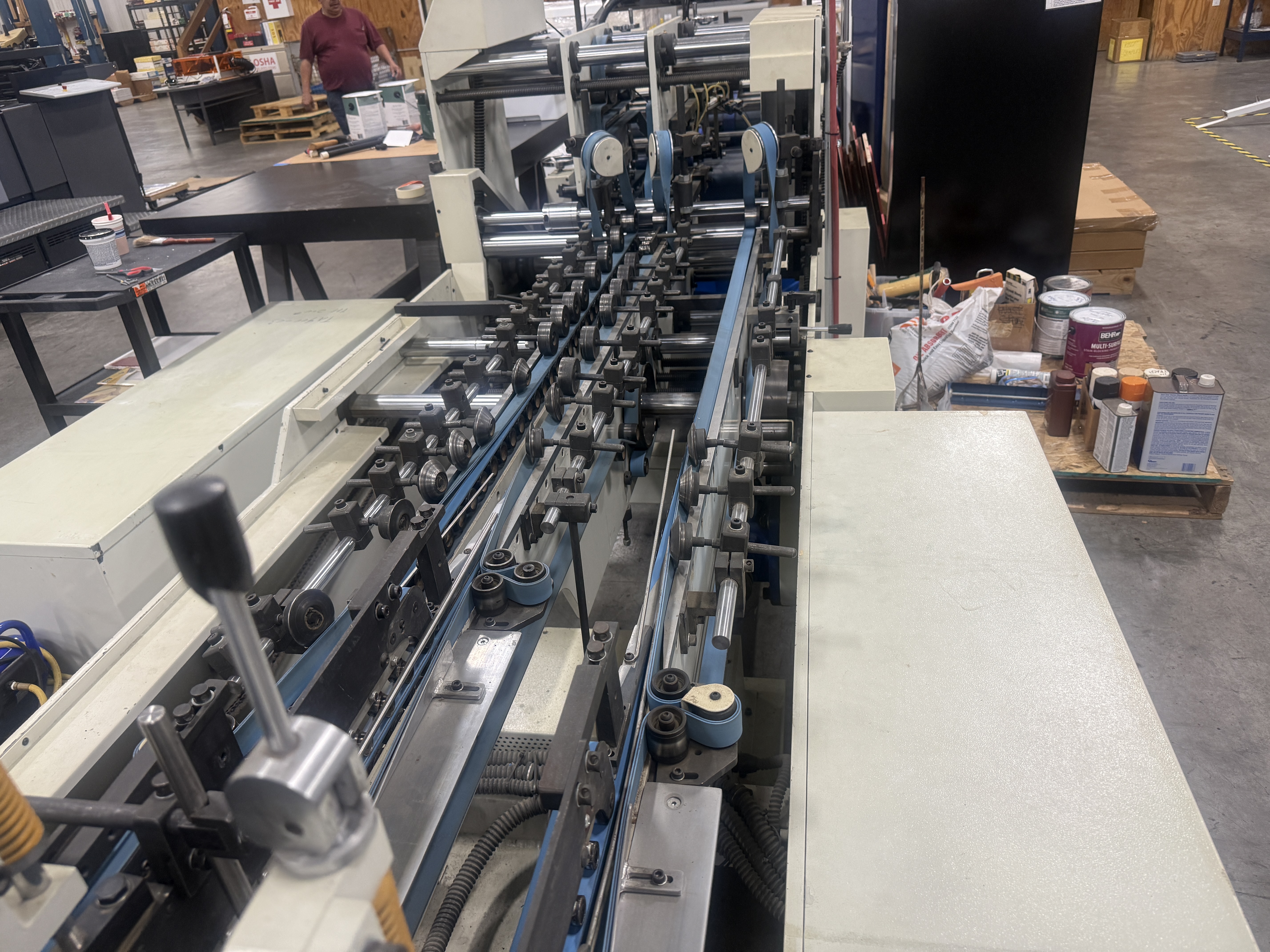 Used 2012 Brausse TA900 Straight Line Folder Gluer