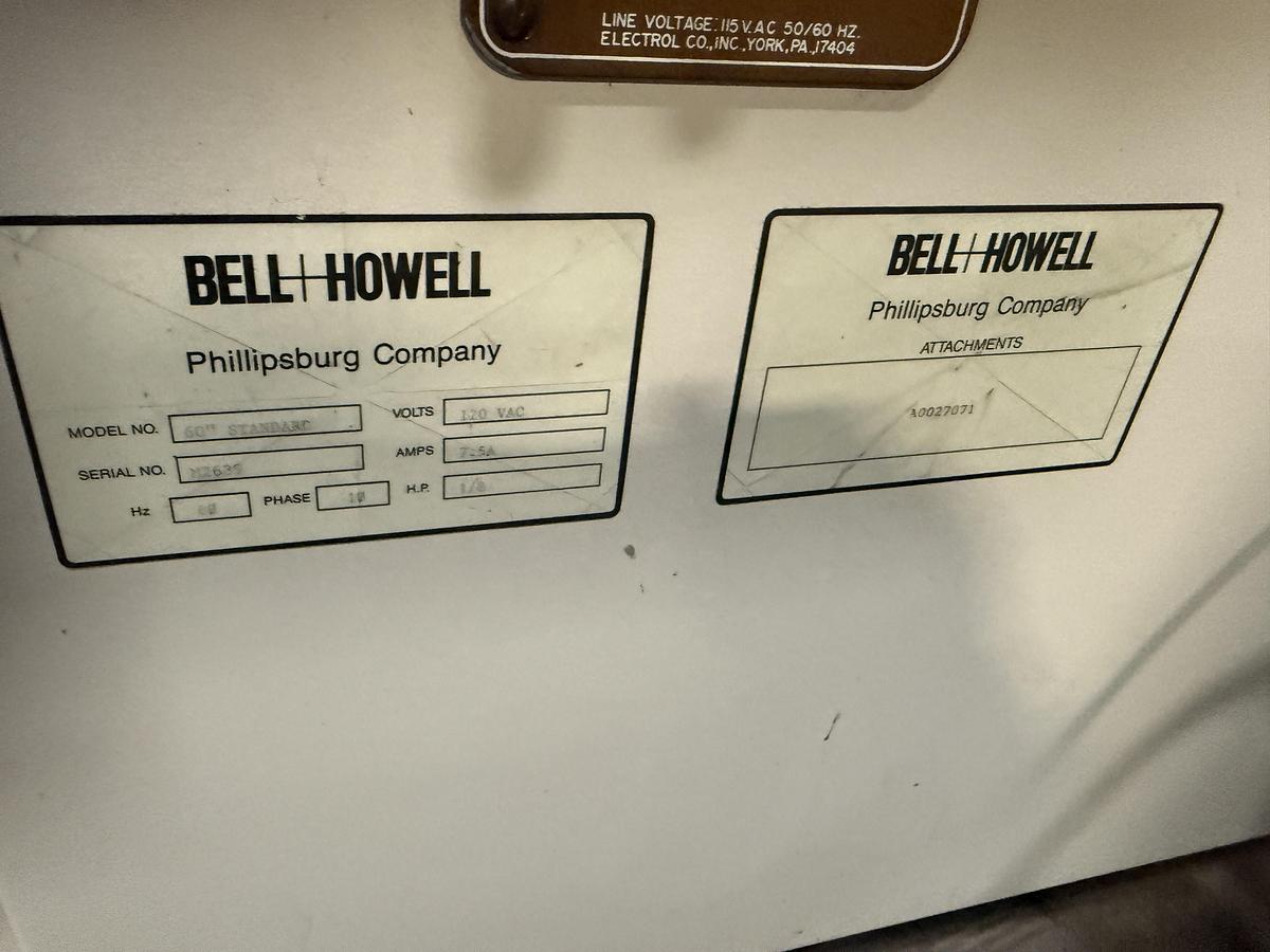 Used Mailcrafters Edge 9800 6 Station Mail Inserter