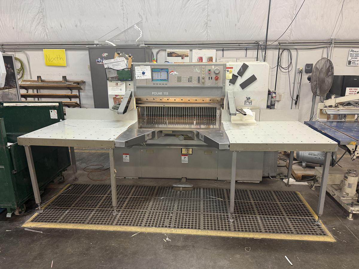 Used 1999 Polar 115ED Programmable Paper Cutter