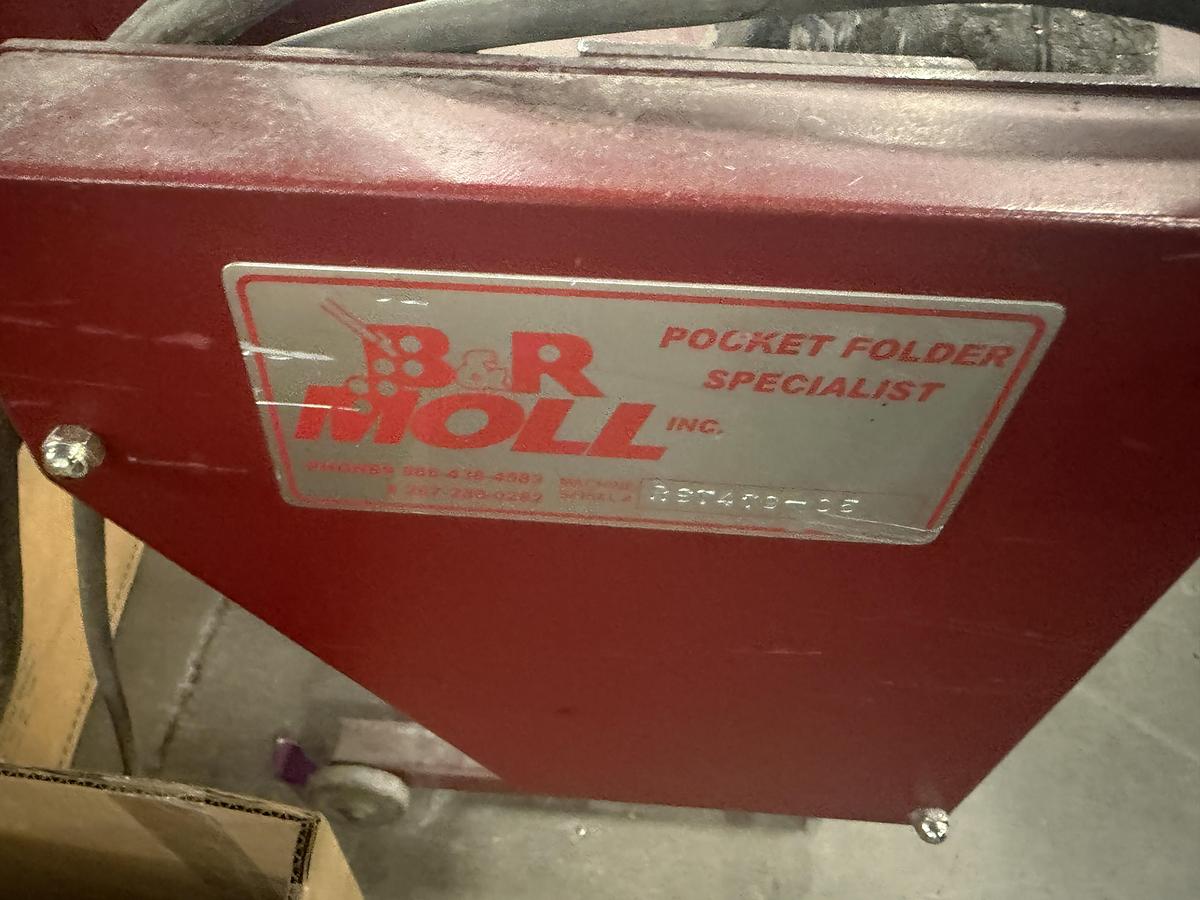 Used B&R Moll Marathon Folder Gluer w/ Final Fold Section