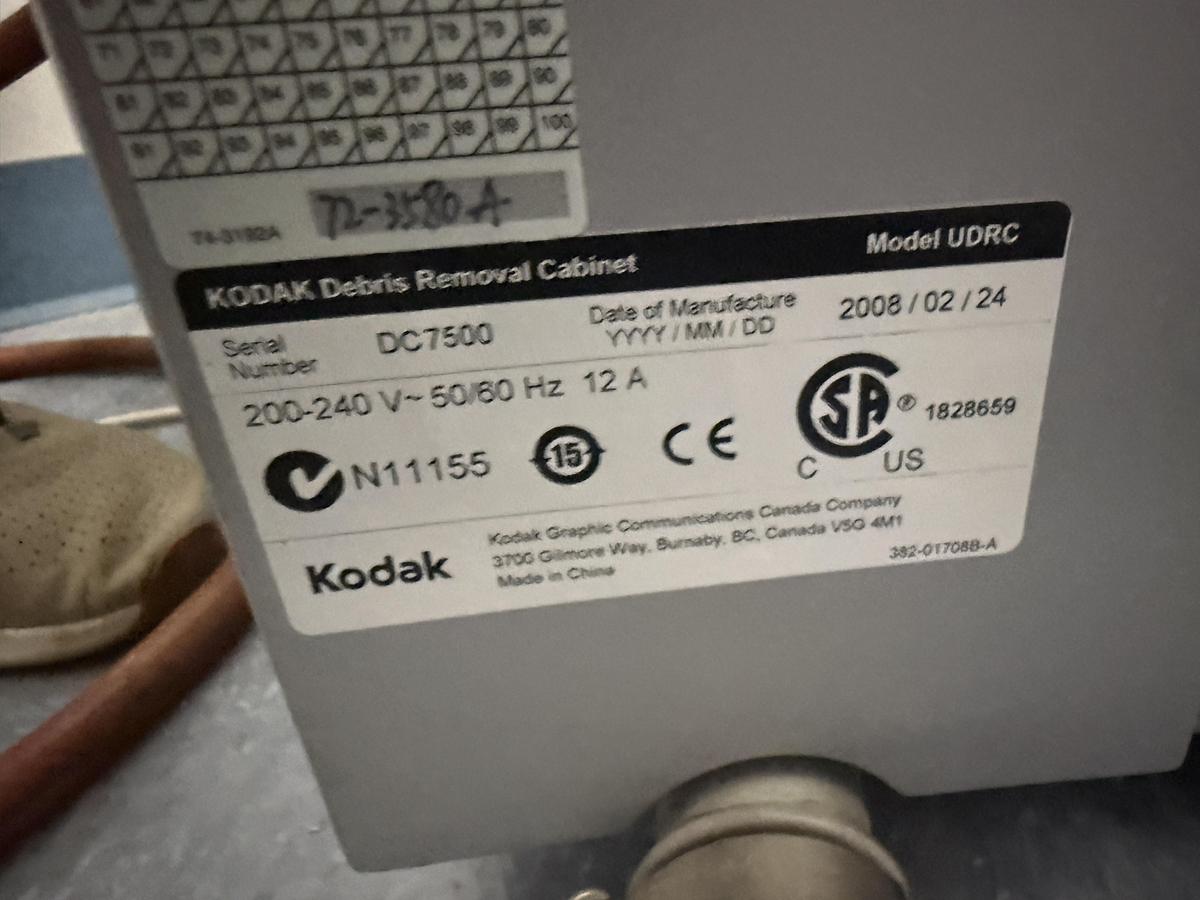 Used 2018 Kodak Trendsetter 800 II Quantum & AGFA Elantrix 125 DX Processor