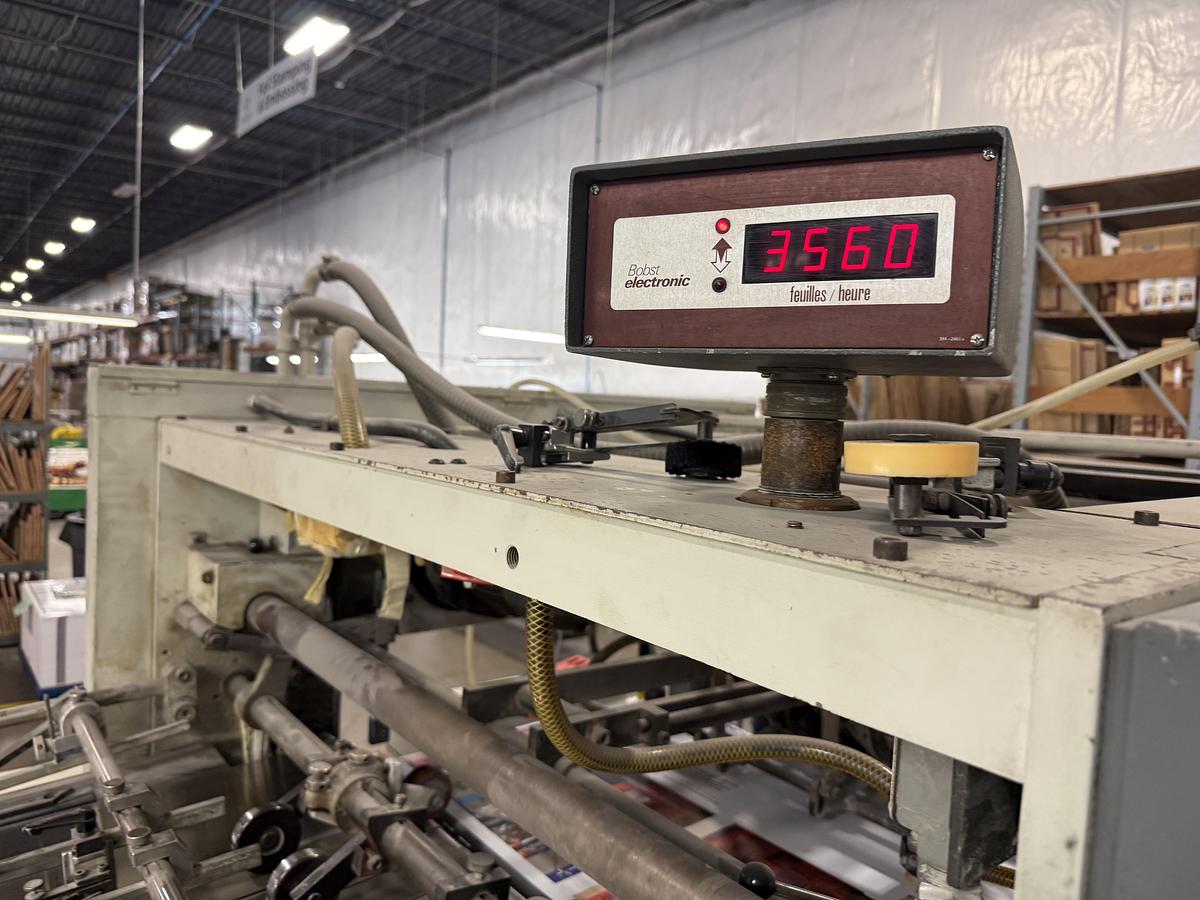 Used 1991 Bobst SP 102-E Automatic Die Cutter w/ Stripping