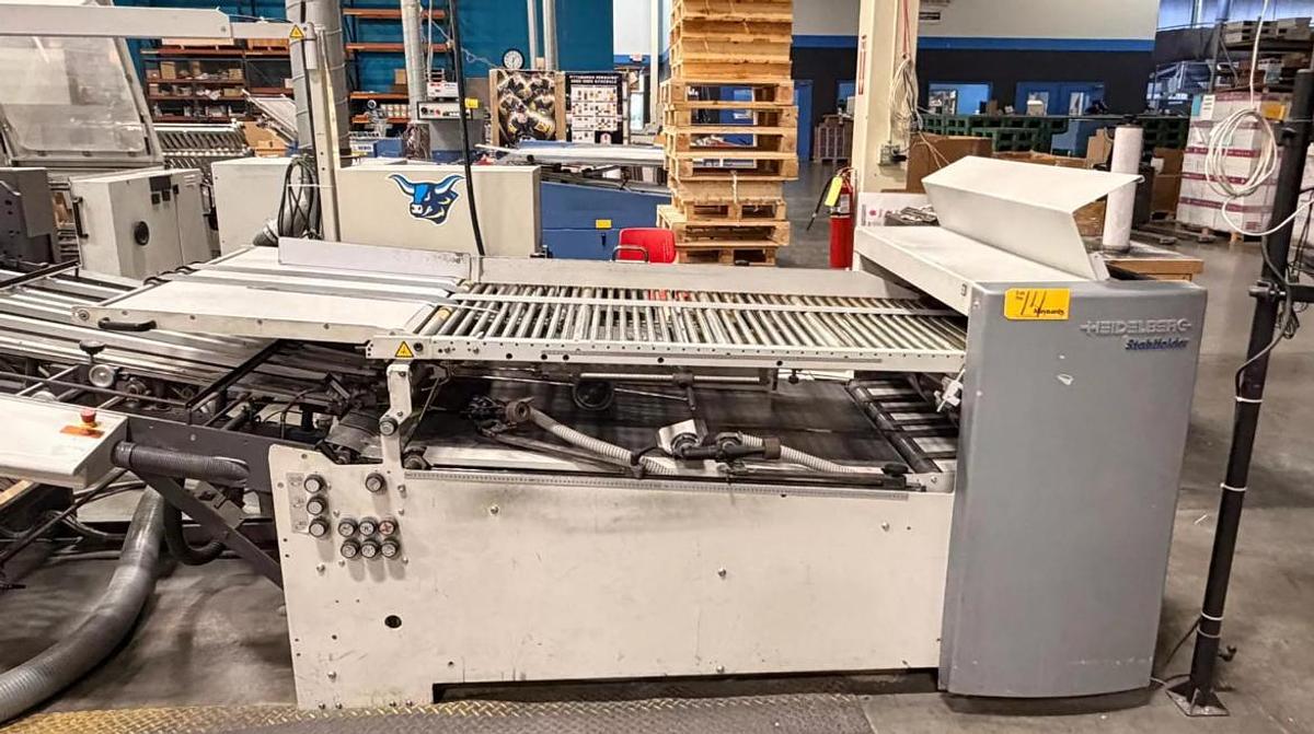 Used 2006 Heidelberg Stahl TH82 4 Plate Paper Folder
