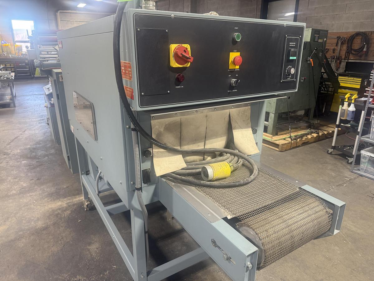 Used 2005 Shanklin F-4A Shrink Wrapper & T-71 Shrink Tunnel
