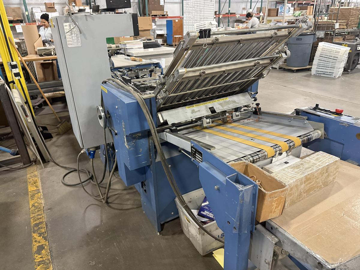 Used MBO B21-C 21” Continuous Feed Sheetfed Paper Folder