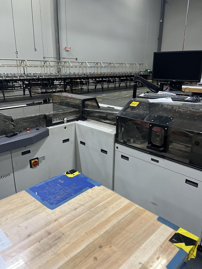 Used Pitney Bowes Mailstream Evolution 6 Station Inserter w/ MCS Falcon Inkjet