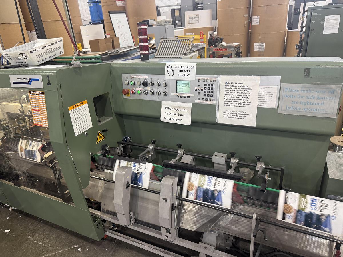 Used 1997 Muller Martini Prima Saddle Stitcher