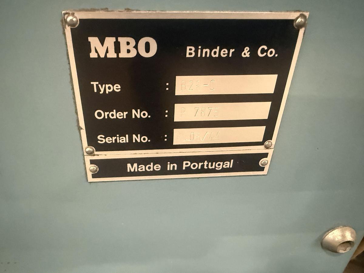 Used MBO B26-C 4/4 Folder