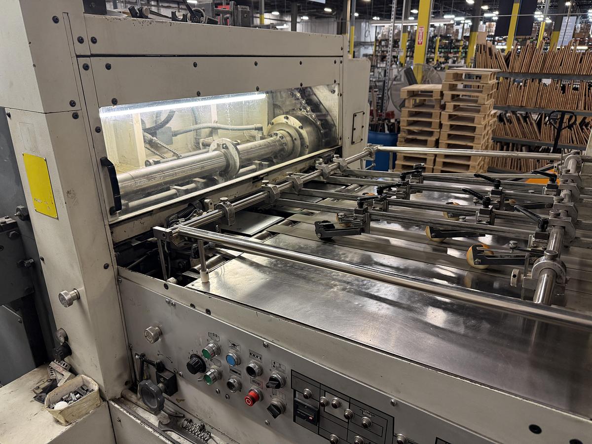 Used 1991 Bobst SP 102-E Automatic Die Cutter w/ Stripping