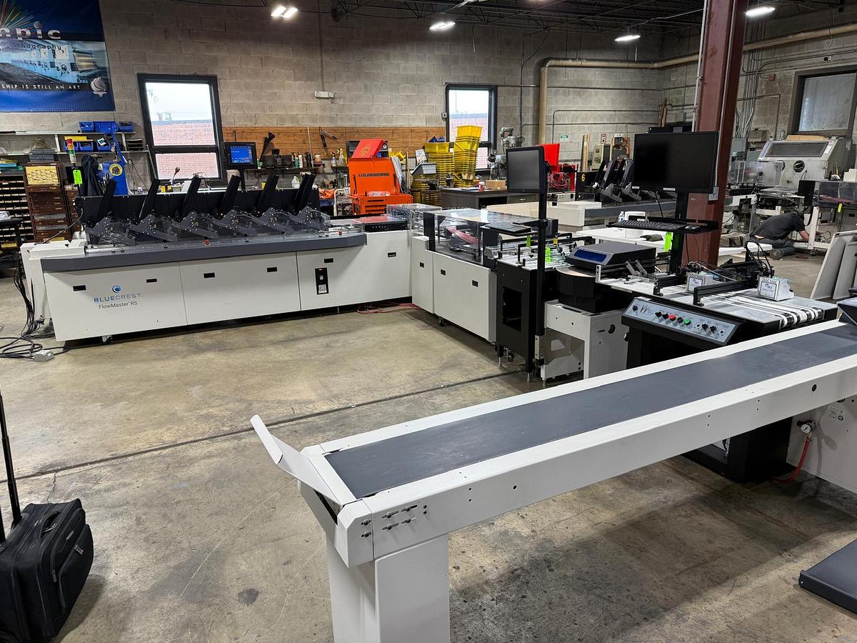 Used 2008 Pitney Bowes Flowmaster RS w/ MCS Read & Print