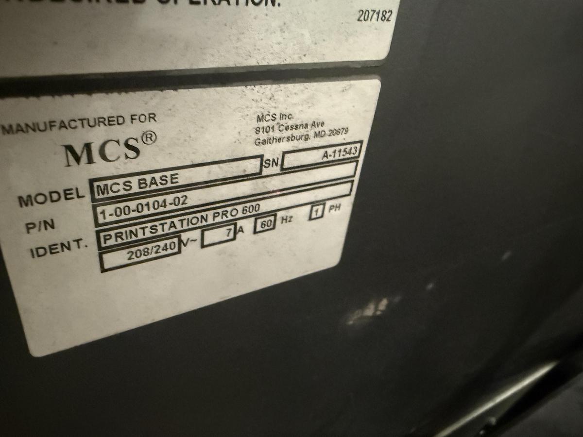 Used MCS Array Inkjet Imaging Line