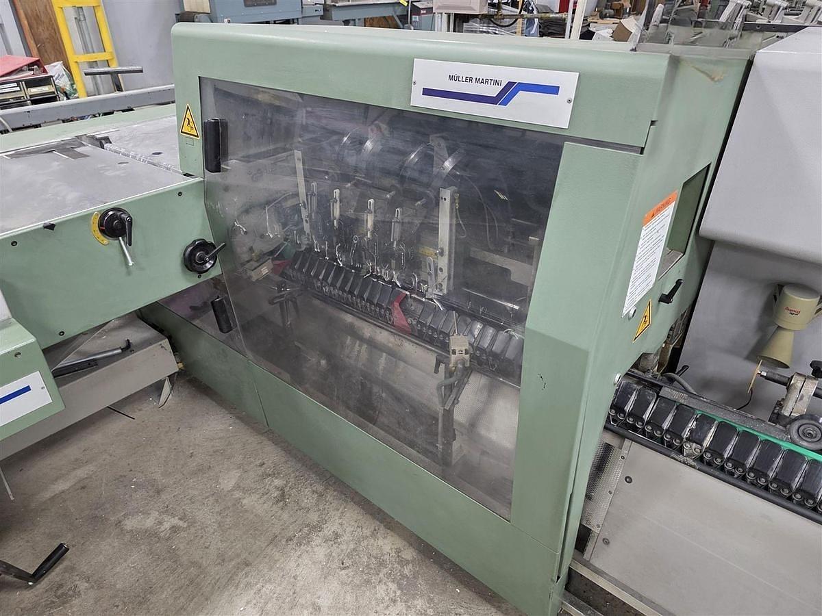 Used 2002 Muller Martini Bravo Plus Saddle Stitcher