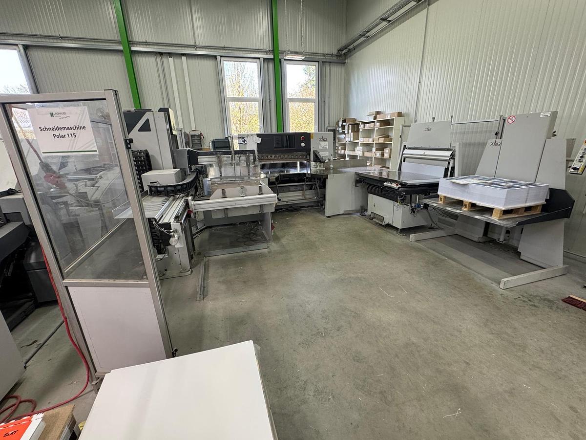 Used 2018 Polar 115N Autotrim Guillotine Paper Cutting Line