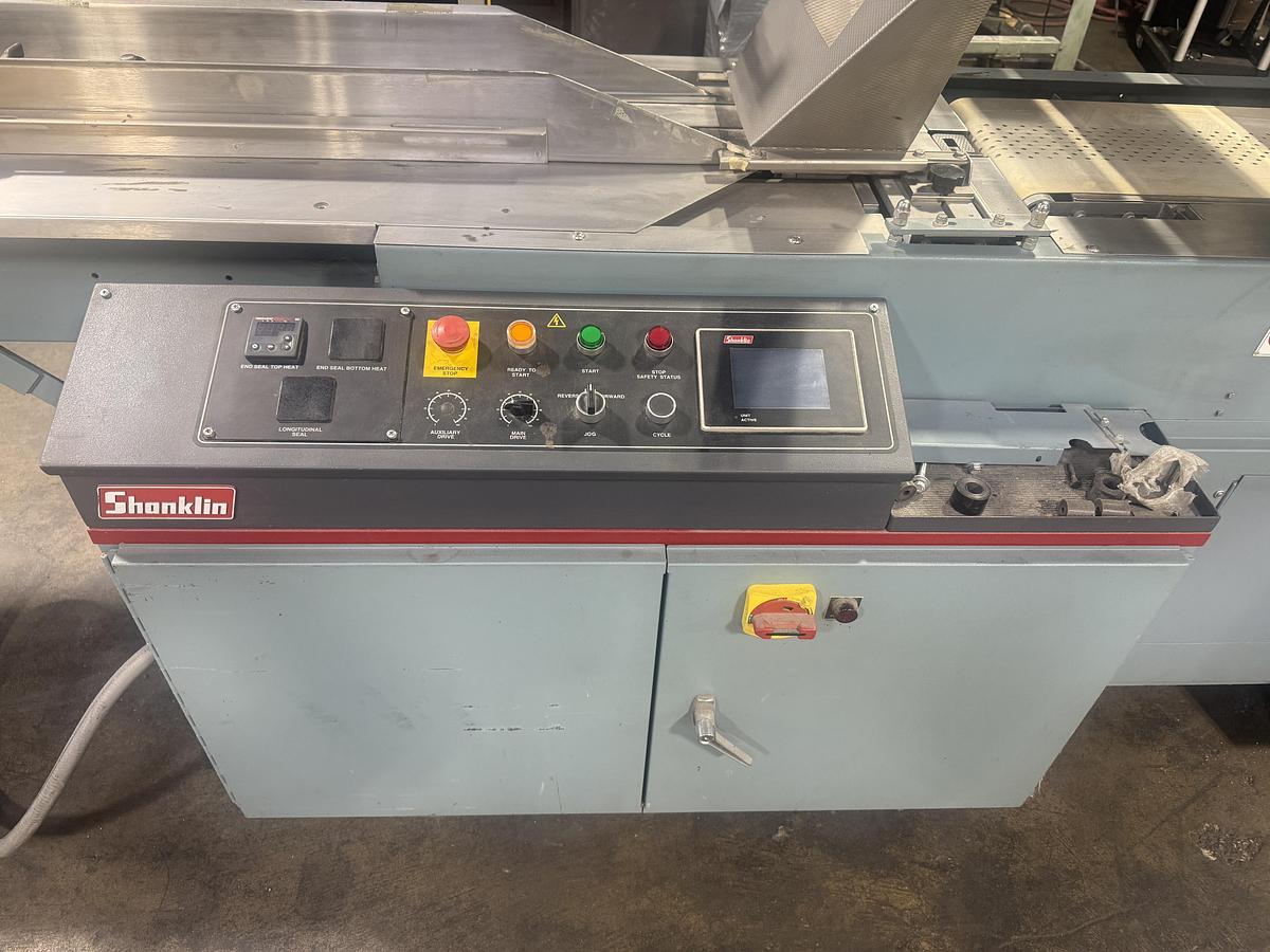 Used 2005 Shanklin F-4A Shrink Wrapper & T-71 Shrink Tunnel