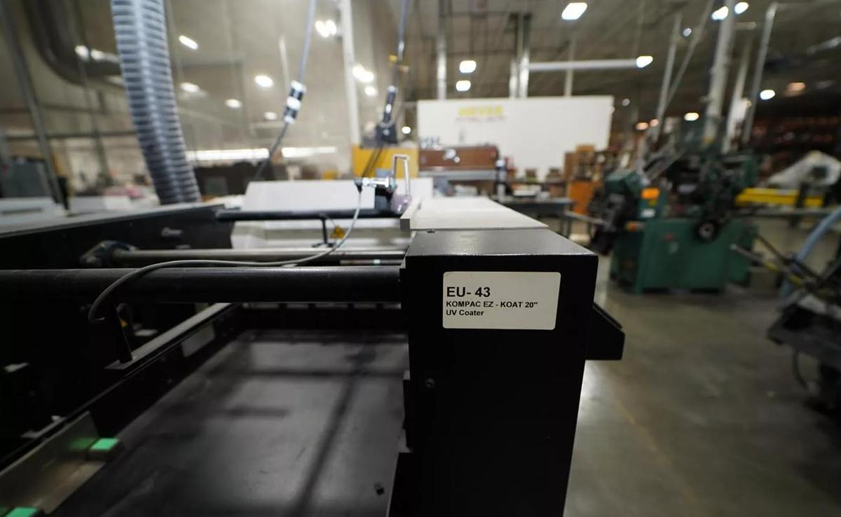 Used 2015 Kompac Kwik Koat 20" UV Coater