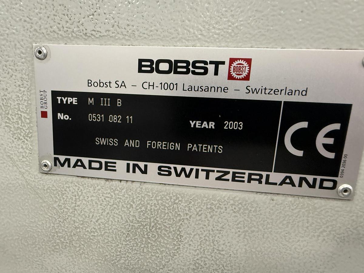 Used 2003 Bobst 104-ER Die Cutter w/ Blanking