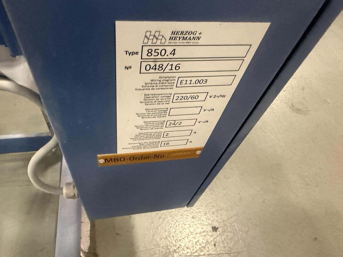 Used 2011 Bograma BSR 550 Servo Rotary Die Cutter