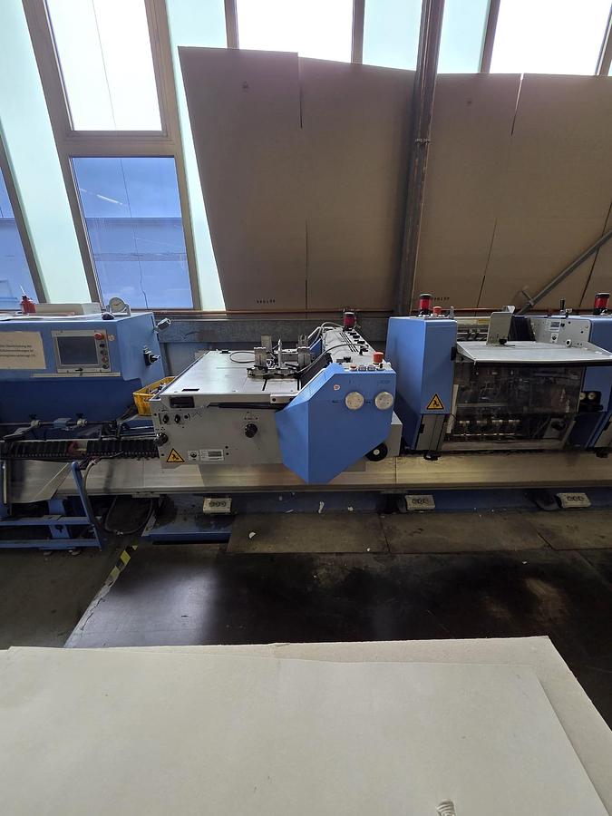 Used 2009 Muller Martini Bravo Plus Saddle Stitcher
