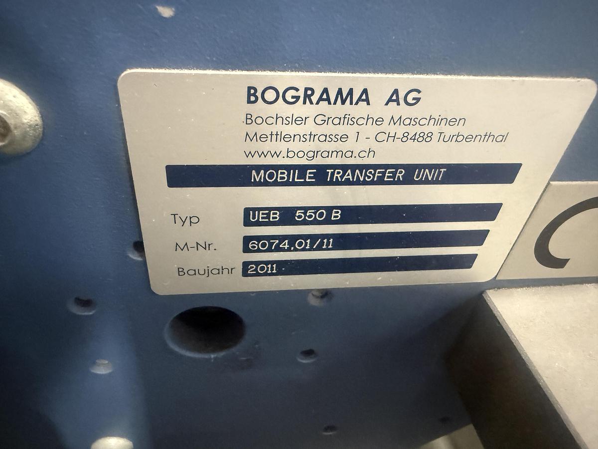 Used 2011 Bograma BSR 550 Servo Rotary Die Cutter