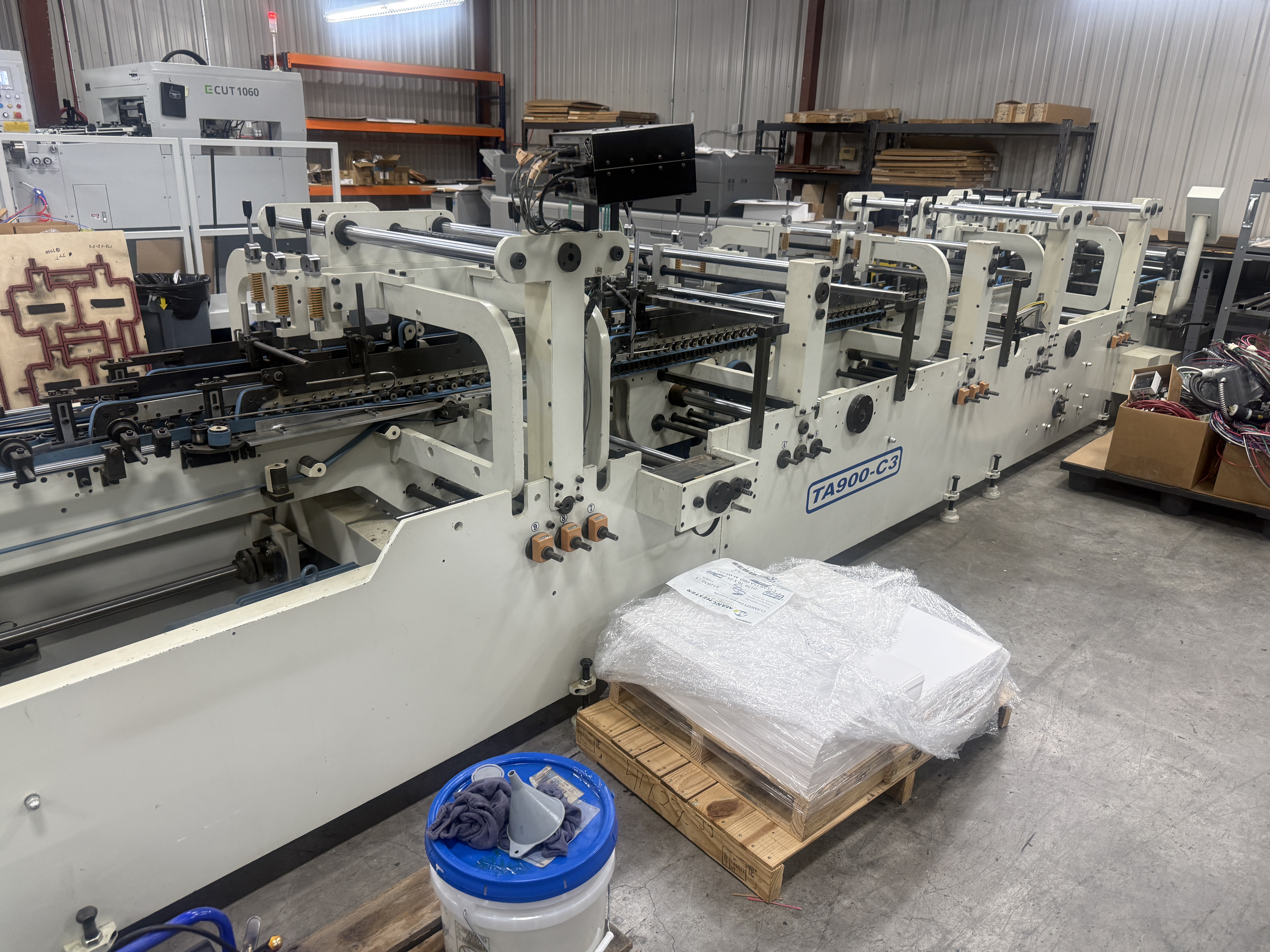 Used 2012 Brausse TA900 Straight Line Folder Gluer