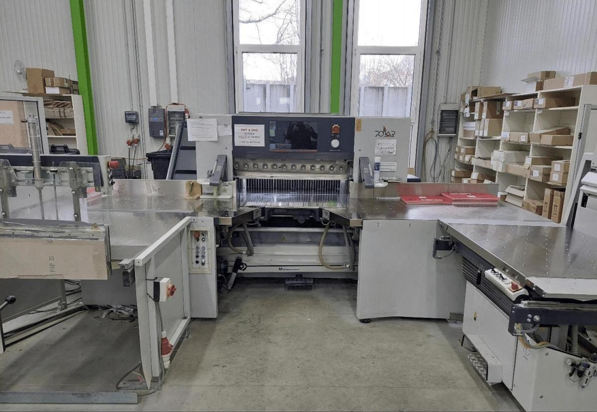 Used 2018 Polar 115N Autotrim Guillotine Paper Cutting Line
