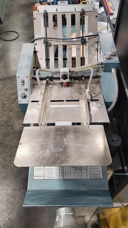 Used Baum 714 Ultrafold Sheetfed Paper Folder