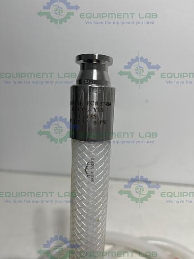 Used Saint Gobain 23035763 Pure Fit 96" Hose w/ 3/4" to 1 1/2" Sanitary Fitting 90PSI