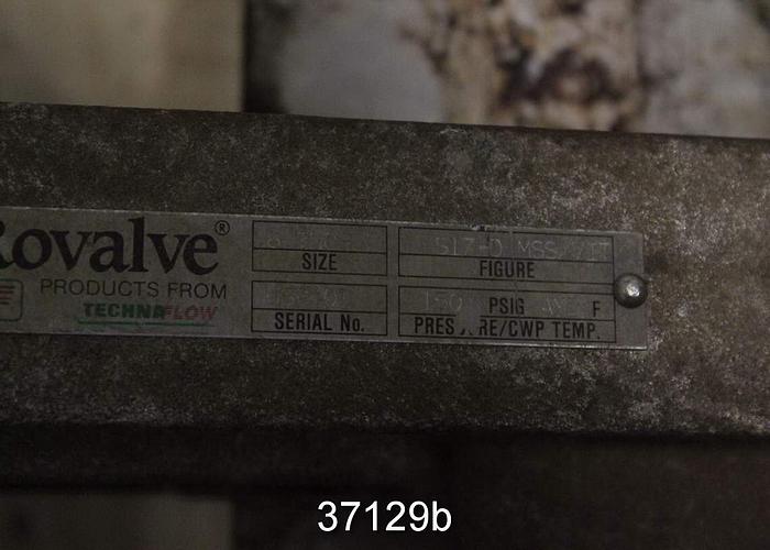 Used Rovalve 8" Hand Operated Knife Gate Valve #37129