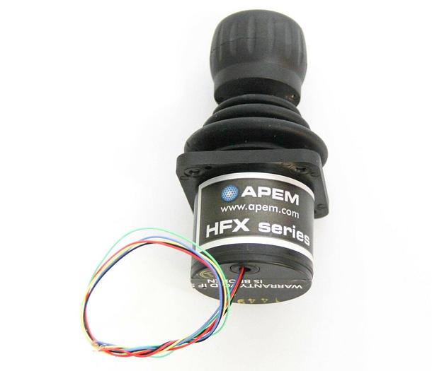 Used APEM HFX Series Joystick XYZ Hall Effect HFX-36S40-1412 Low Profile New (4615)