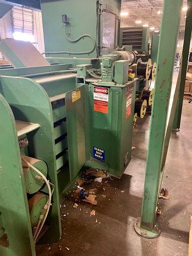 Used BALEMASTER E-810 AUTOTIE BALER WITH CONVEYOR AND BLOAPCO SHREDDER