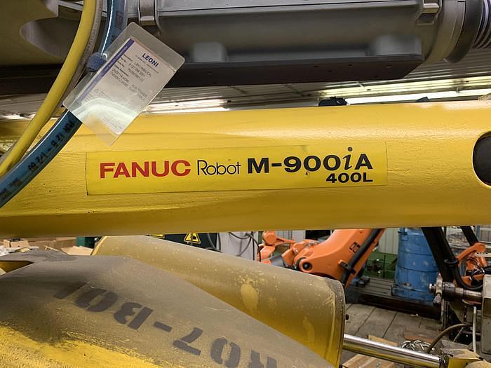 Used SEVERAL FANUC  M900iA/400L 6 AXIS CNC ROBOT WITH R30iA CONTROLLER 400KG X 3625mm HIGH REACH