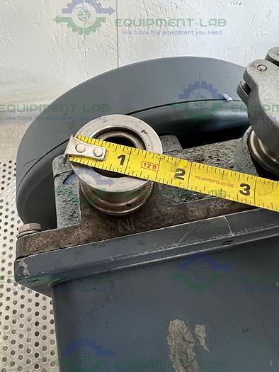 Used Welch 1402 DuoSeal Belt-Driven Rotary Vane Vacuum Pump 115/230V