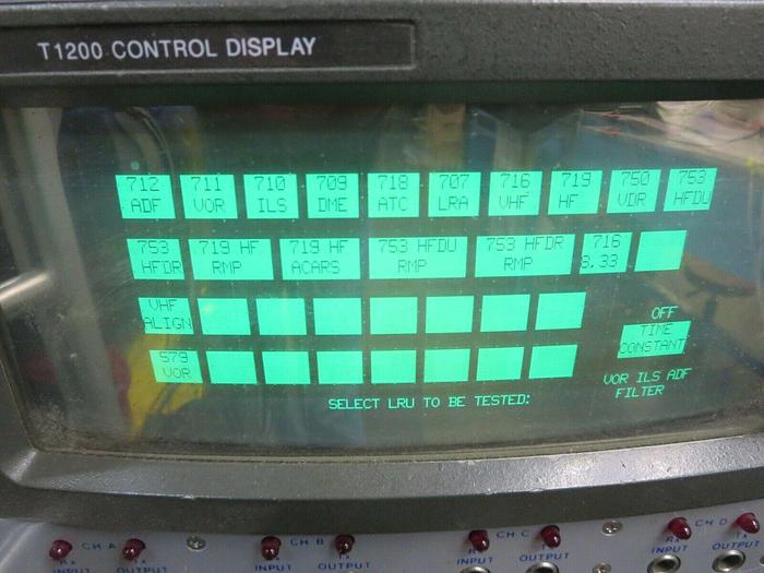 Used JcAir T1200, 01-1200-20 Control Display Unit w/ CFDS & Boeing CMC (S/W: v6.04)