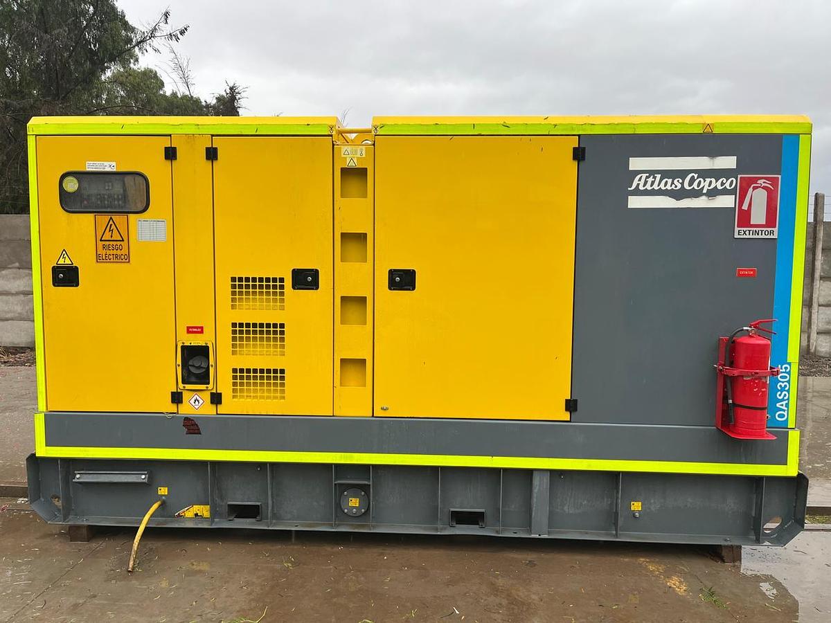 Usado Generador Insonorizado 305 Kva Atlas Copco