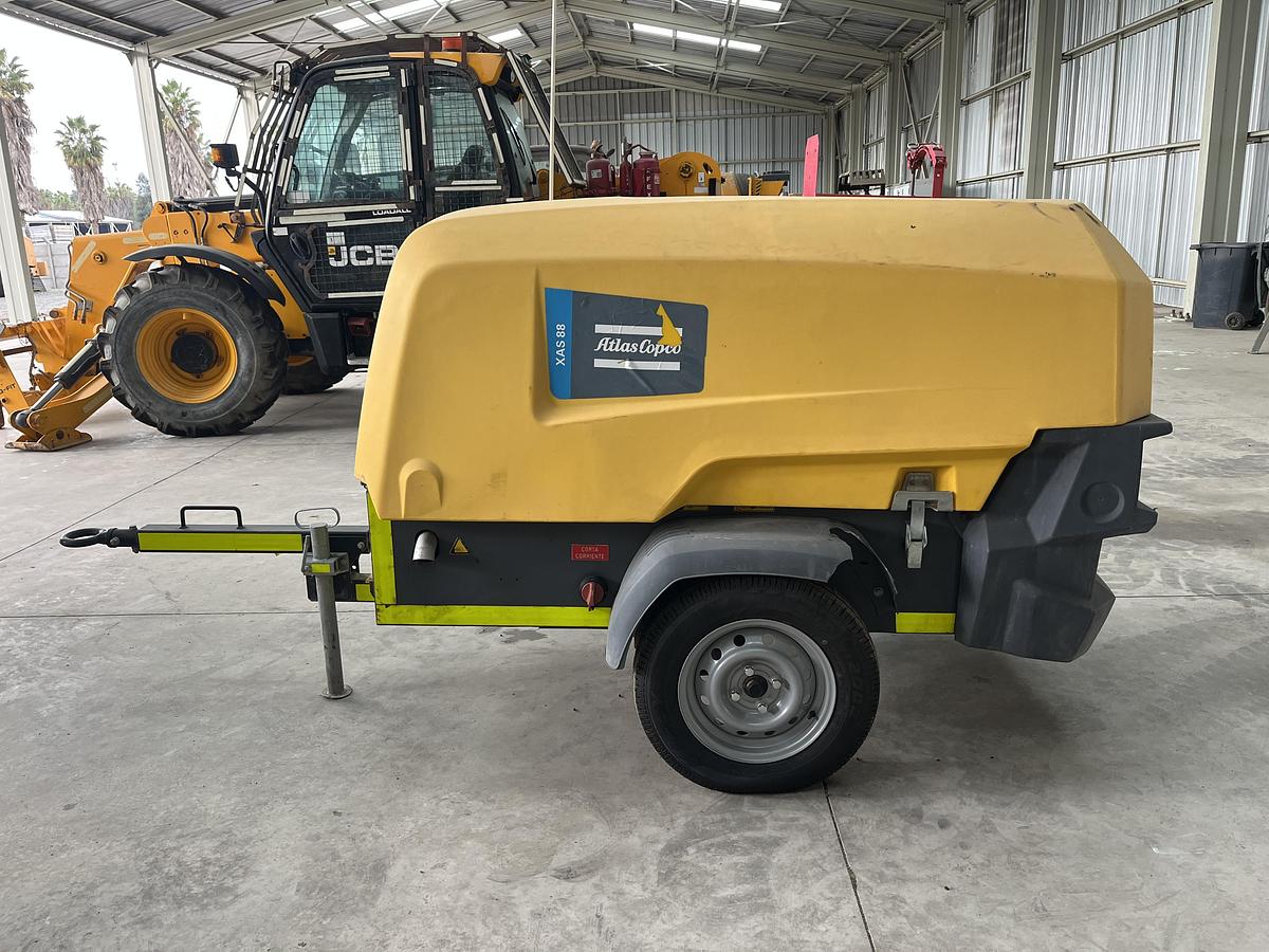 Usado Compresor Autonomo Atlas Copco XAS 88 KD año 2021
