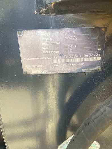 Usado 2004 Komatsu WA380-5