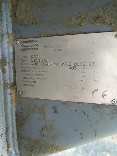 Usado 2010 PERFORADORA ATLAS COPCO L8