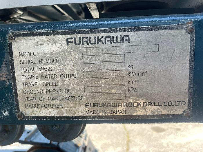 Usado 2012 Perforadora Furukawa HCR910-DS