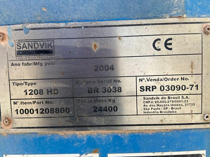Usado 2004 SANDVIK 1208 HD