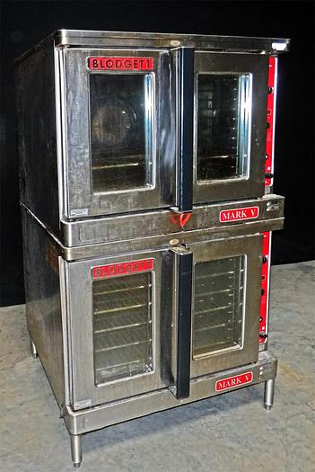 Used USED BLODGETT DOUBLE STACK ELECTRIC CONVECTION OVEN, MARK V