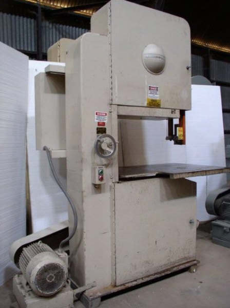 Used 36" Tannewitz Model G1NE Vertical Band Saw