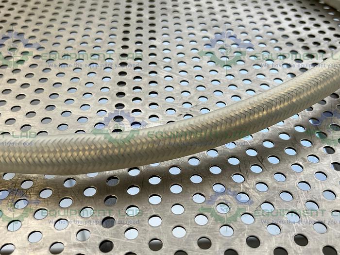 Used 96" Stainless Steel Braided Hose w/ Parker FS-502-8FP Connector to Threaded