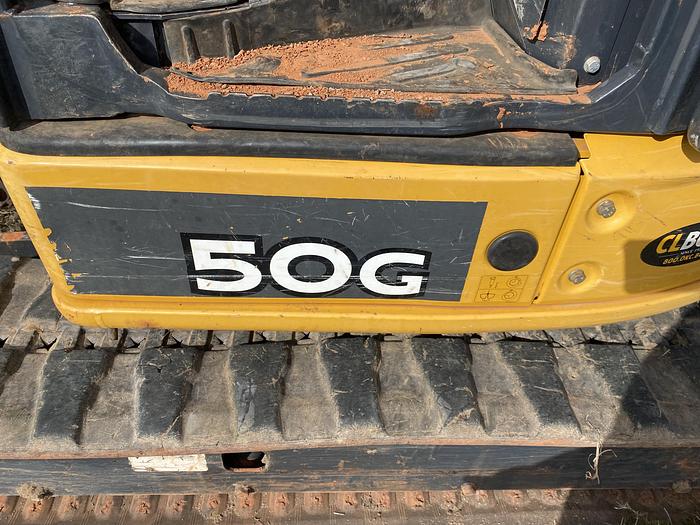Used 2018 John Deere 50G mini excavator